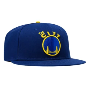 New Era Golden State Warriors fitted hat Royal colorway - Warriors Fitted Throwback: New Era Drops Clean 1969 Royal Blue
