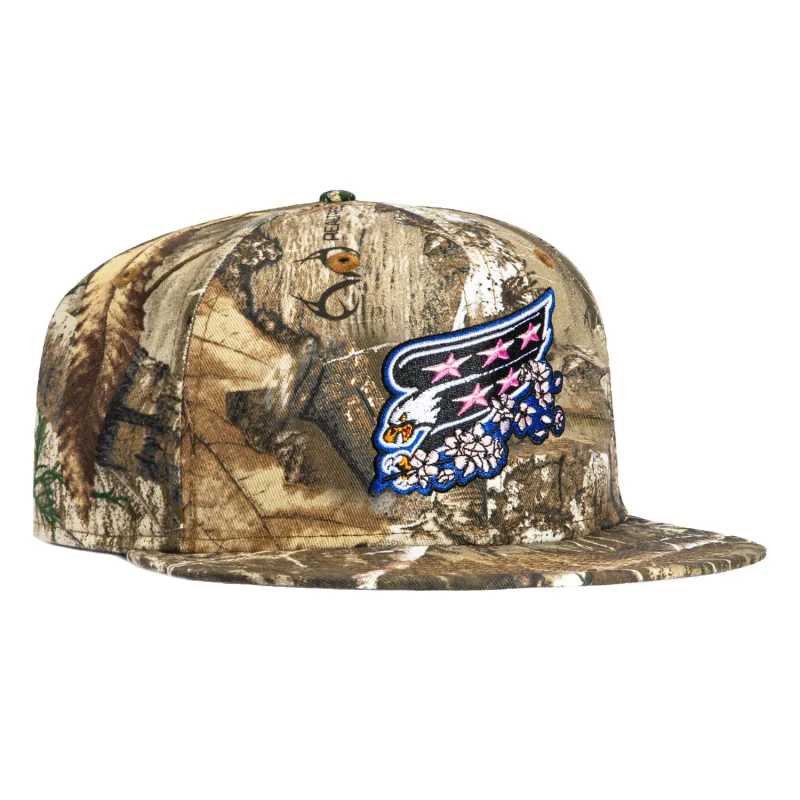 New Era Washington Capitals fitted hat Realtree colorway - Hat Club Drops Clean Washington Capitals Fitted in Realtree Camo