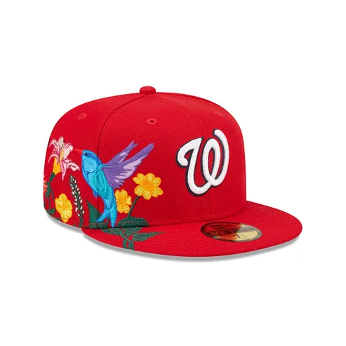 New Era Washington Nationals fitted hat gray, red colorway - Washington Nationals Fitted Gets Fresh Gray Bottom Treatment