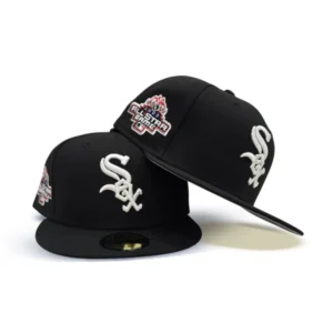 New Era Chicago White Sox fitted hat black, white, gray, red colorway - 2003 All-Star Game Fitted: New Era Drops Chicago White Sox Commemorative Edition