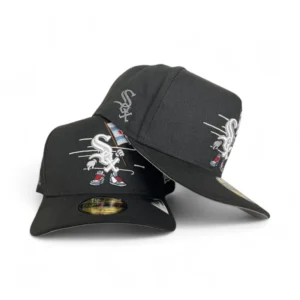 New Era Los Angeles Dodgers fitted hat black, white, gray, green, olive colorway - New Era Drops Clean White Sox Fitted with Cartoon Pack Vibes