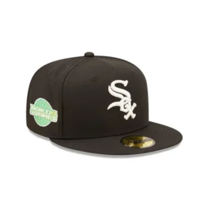 New Era Chicago White Sox fitted hat black, white, green colorway - 2005 World Series Fitted: New Era Drops White Sox Championship Tribute with Green Citrus Pop
