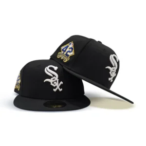New Era Chicago White Sox fitted hat black, white, green colorway - White Sox Drop Jackie Robinson Tribute Fitted with Breaking Barriers Patch