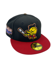 New Era Boston Red Sox fitted hat Men's colorway - New Era Drops Clean Worcester WooSox Fitted in Black and Red