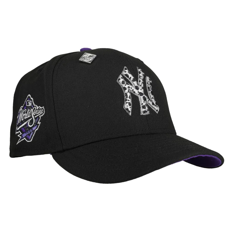 New Era New York Yankees fitted hat black, purple colorway - 1998 World Series Fitted: New Era Drops Yankees Championship Safari in Black/Purple