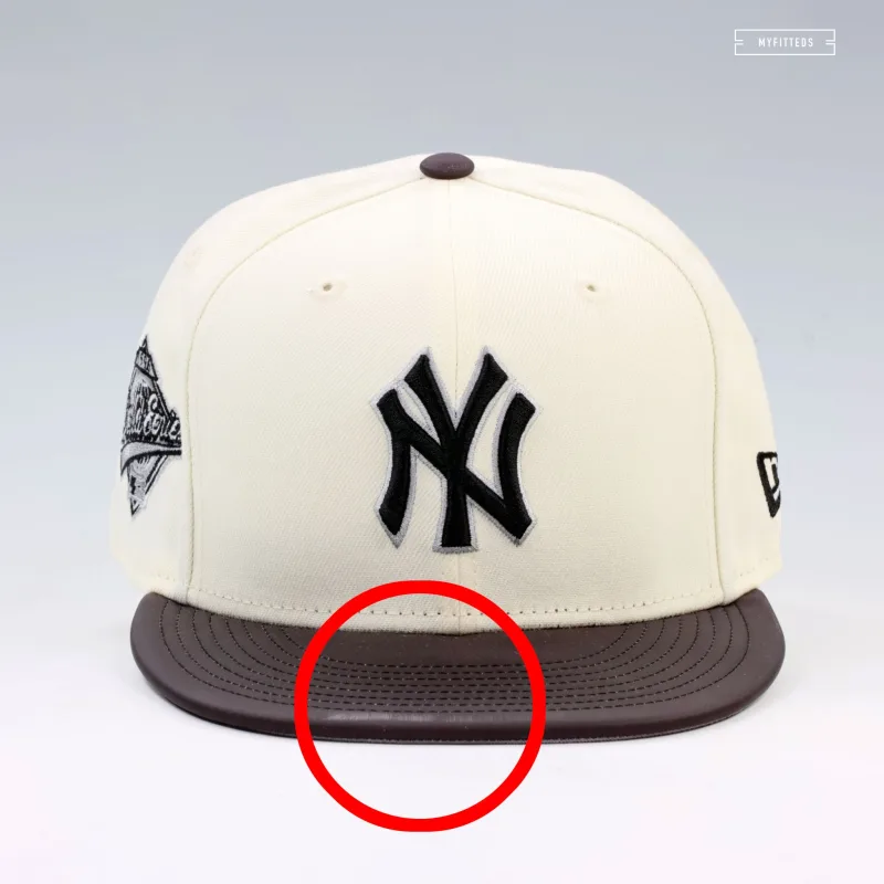 New Era New York Yankees fitted hat - 1996 World Series Fitted: New Era Factory Imperfection Yankees Championship Cap with Color Shifting Magic