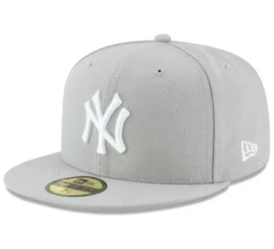 New Era New York Yankees fitted hat Men's colorway - New Era Drops Clean Yankees Fitted in Gray and White