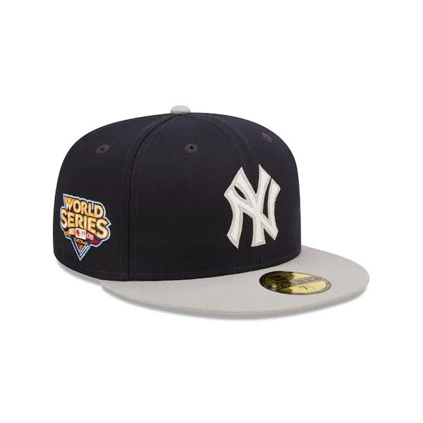 New Era New York Yankees fitted hat navy, gray, blue colorway - 2009 World Series Fitted: New Era Drops Yankees Championship Tribute with Gray Bottom