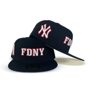 New Era New York Yankees fitted hat navy, white, gray, blue colorway - New Era Yankees FDNY Fitted Honors NYC’s Bravest