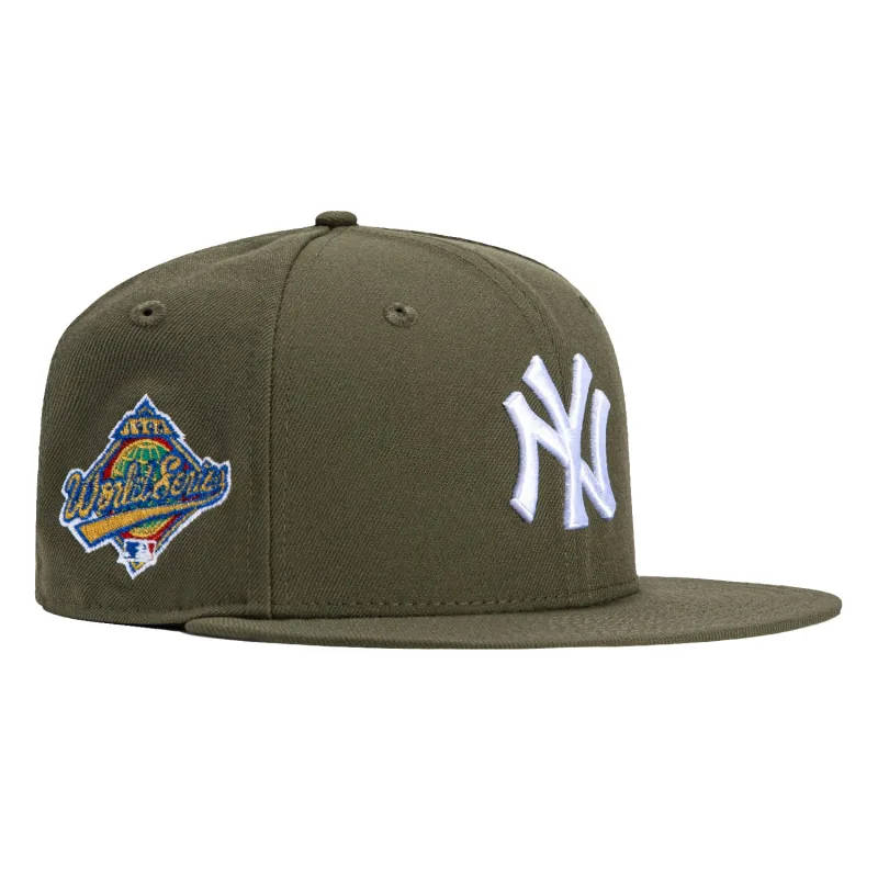 New Era New York Yankees fitted hat Olive colorway - Dynasty Begins Fitted: New Era Drops Yankees 1996 World Series Olive Tribute
