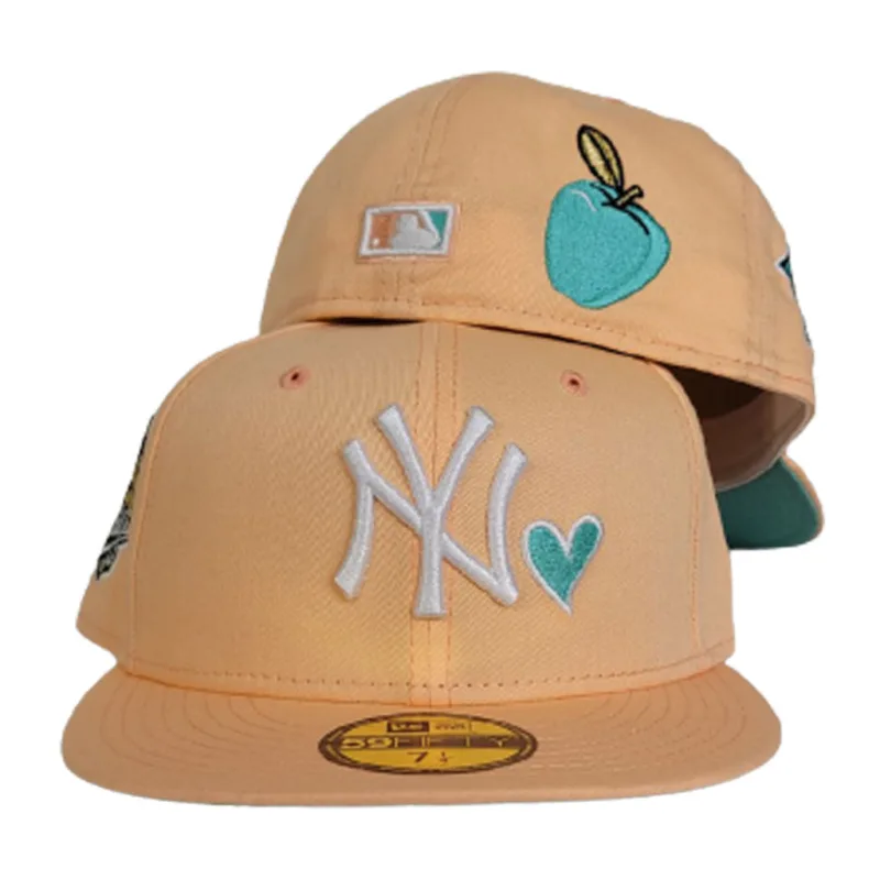 New Era New York Yankees fitted hat green colorway - 1999 World Series Fitted: New Era Drops Yankees Championship Tribute in Peach and Mint