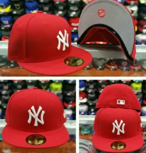 New Era New York Yankees fitted hat gray, red colorway - New Era Yankees Fitted Gets Bold Red and Gray Treatment