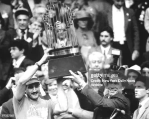 New York Mets celebrating 1986 World Series championship victory