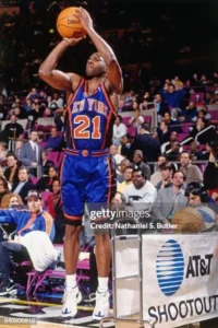 1998 NBA All-Star Game action at Madison Square Garden with Michael Jordan
