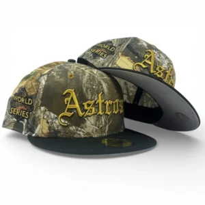 New Era Houston Astros fitted hat real tree colorway - 2022 World Series Fitted: New Era’s RealTree Astros Championship Drop