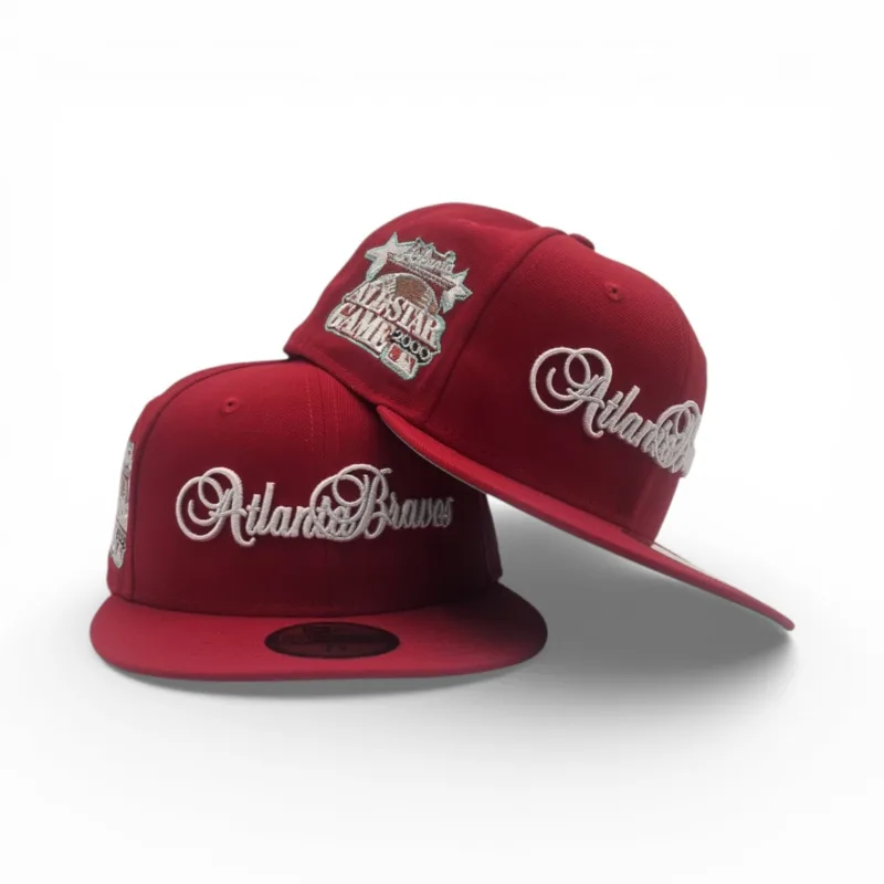 New Era Atlanta Braves fitted hat navy, red, green colorway - Turner Field Magic Fitted: New Era’s 2000 All-Star Game Tribute Celebrates Atlanta’s Historic Night