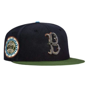 New Era Los Angeles Dodgers fitted hat Black, Olive colorway - 1942 All-Star Game Fitted: New Era Drops Brooklyn Dodgers Tribute in Black and Olive