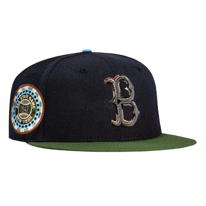 New Era Los Angeles Dodgers fitted hat Black, Olive colorway - 1942 All-Star Game Fitted: New Era Drops Brooklyn Dodgers Tribute in Black and Olive
