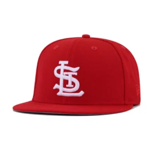 New Era St. Louis Cardinals fitted hat navy, red, scarlet, cardinal, gold colorway - 1931 World Series Fitted: New Era Honors Cardinals Championship with Scarlet 59FIFTY