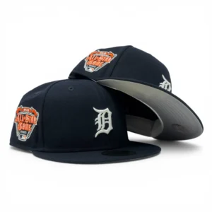 New Era Detroit Tigers fitted hat navy, blue colorway - 2005 All-Star Fitted: New Era Drops Detroit Tigers Comerica Park Commemorative