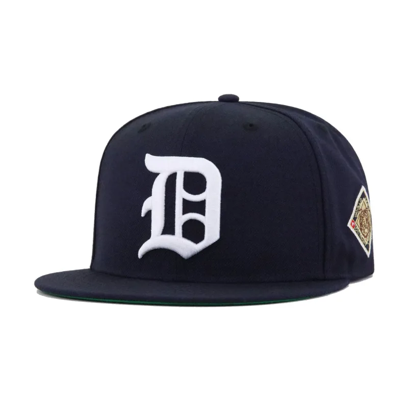 New Era Detroit Tigers fitted hat navy, green, gold colorway - 1945 World Series Fitted: New Era Honors Detroit Tigers Championship Glory