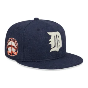 New Era Detroit Tigers fitted hat navy colorway - New Era Tigers Stadium Fitted Drops in Classic Navy
