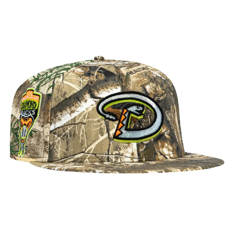 New Era Arizona Diamondbacks fitted hat Realtree colorway - New Era Drops Wild Diamondbacks Fitted with Neon Realtree Camo