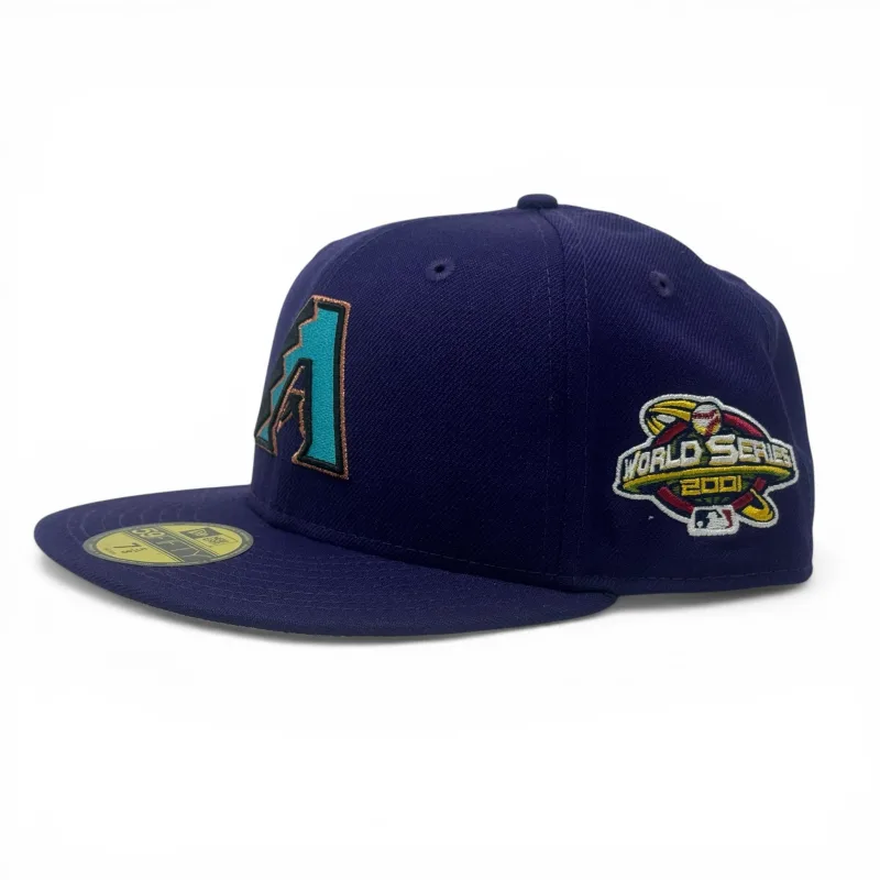 New Era Arizona Diamondbacks fitted hat purple colorway - 2001 World Series Fitted: New Era’s Purple Diamondbacks Championship Tribute
