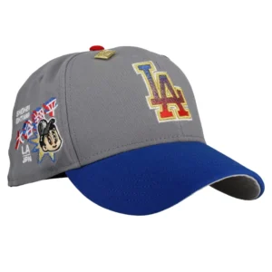 New Era Los Angeles Dodgers fitted hat grey, blue, tan, graphite colorway - New Era Drops Clean Dodgers Fitted Honoring Shohei Ohtani