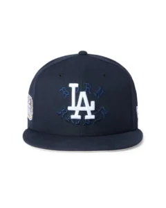 New Era Los Angeles Dodgers fitted hat navy colorway - Born X Raised Drops Exclusive Dodgers Kershaw Fitted in Clean Navy