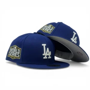 New Era Los Angeles Dodgers fitted hat blue, royal colorway - 2020 World Series Fitted: New Era Celebrates Dodgers’ Historic Championship Run