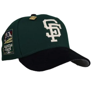 New Era New York Giants fitted hat navy, grey, green colorway - 2007 All-Star Fitted: New Era’s Giants Corduroy Tribute to Ichiro’s Historic Night