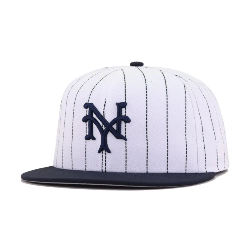 New Era New York Giants fitted hat navy, white, gold colorway - 1921 World Series Fitted: New Era Drops Giants Championship Pinstripe Tribute