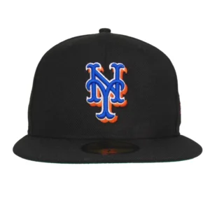New Era New York Mets fitted hat Black, Wool colorway - New Era Drops Clean Mets Fitted in Premium Black Wool