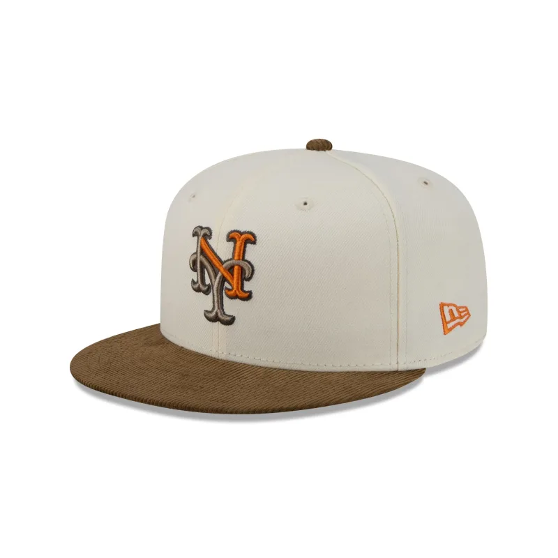 New Era New York Mets fitted hat chrome colorway - New Era Drops Chrome Corduroy Mets Fitted with Premium Texture