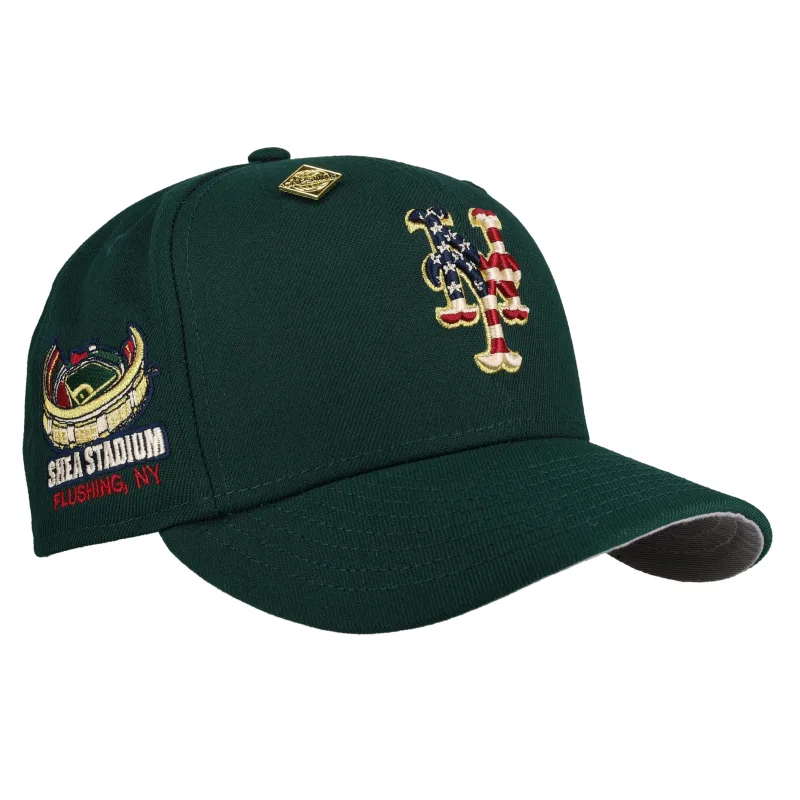 New Era New York Mets fitted hat grey, green colorway - New Era Drops Clean Mets Fitted with Shea Stadium Tribute
