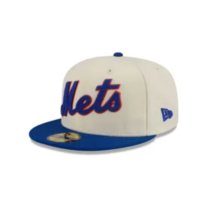 New Era New York Mets fitted hat - New Era Drops Clean Mets Fitted with Two Tone Stitch Detail