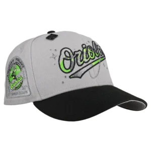 New Era Baltimore Orioles fitted hat grey colorway - Iron Man Anniversary Fitted: New Era Honors Cal Ripken Jr.’s 30th Anniversary with Grey Celestial Drop