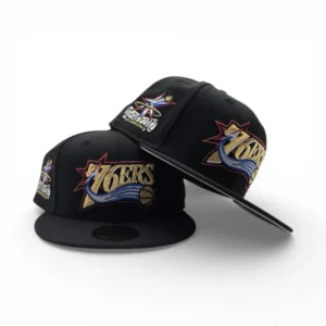 New Era Philadelphia 76ers fitted hat black, gray colorway - 2002 All-Star Fitted: New Era Drops Philadelphia 76ers Kobe’s MVP Game Tribute