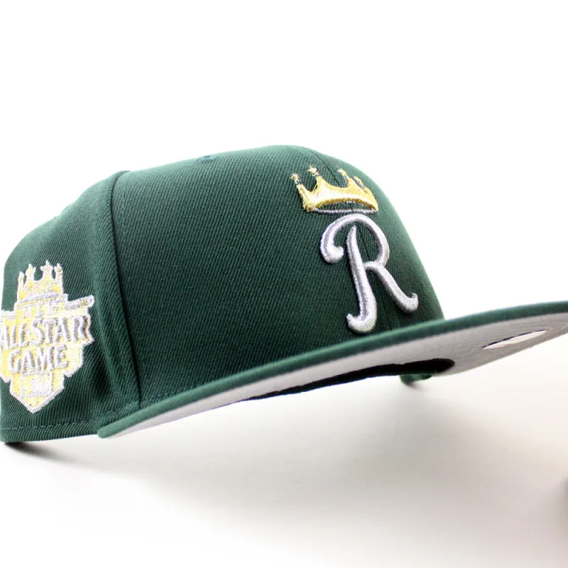 New Era Kansas City Royals fitted hat Dark Green Gray Under Brim colorway - Kauffman Stadium All-Star Fitted: New Era Drops 2012 Midsummer Classic Tribute