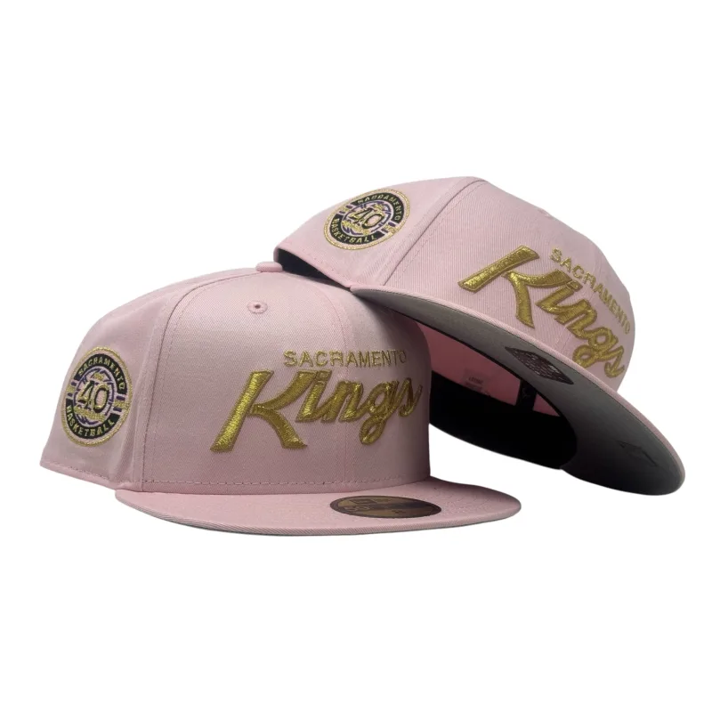 New Era Los Angeles Kings fitted hat pink colorway - 40th Anniversary Fitted: New Era’s Light Pink Kings Tribute Celebrates Four Decades of Hockey History
