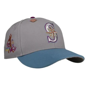 New Era Seattle Mariners fitted hat grey, blue colorway - New Era Honors The Kid with Clean Seattle Mariners Fitted