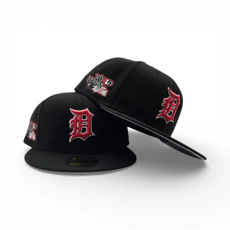 New Era Detroit Tigers fitted hat black, gray colorway - 1984 World Series Fitted: New Era Honors Detroit Tigers Championship Glory
