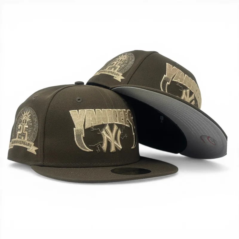 New Era New York Yankees fitted hat brown colorway - New Era Yankees Fitted Gets Bold Brown Makeover with Supercharged Logo