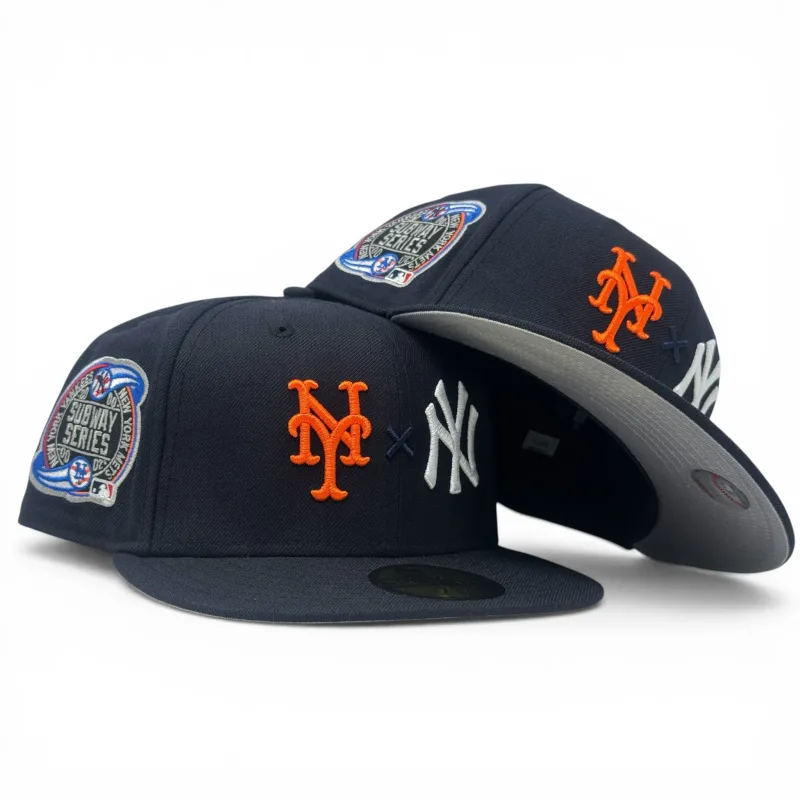 New Era New York Yankees fitted hat navy, blue colorway - New Era Drops Clean Yankees Fitted with Subway Series Patch