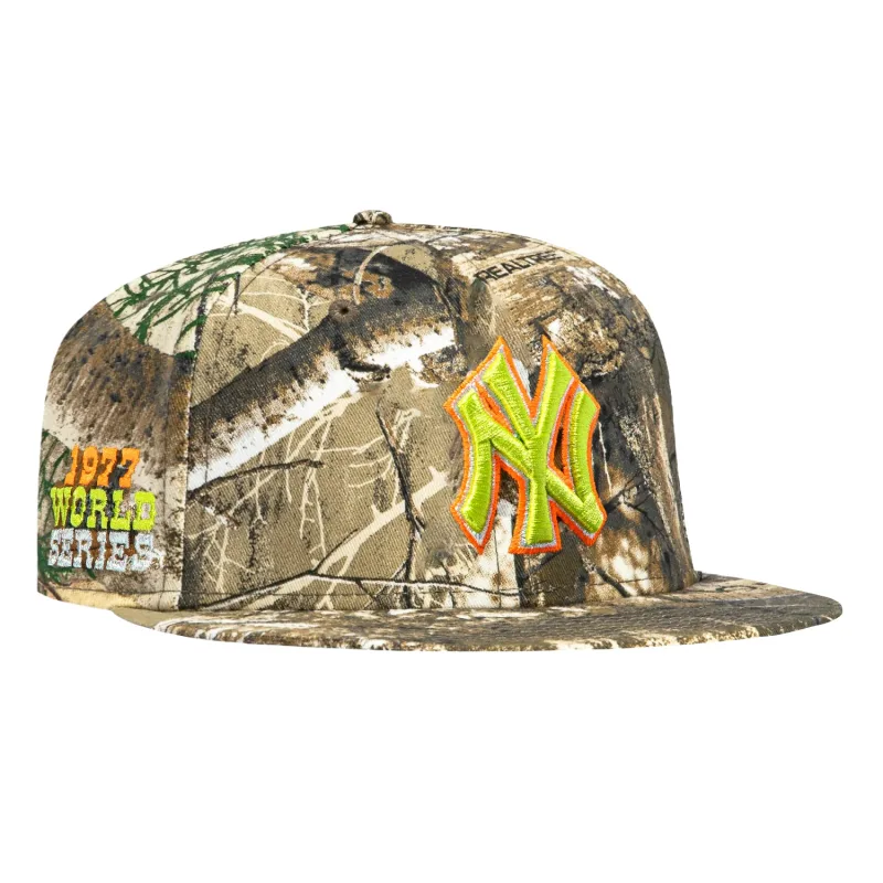 New Era New York Yankees fitted hat Realtree colorway - Mr. October’s Championship Fitted: New Era Drops Realtree Yankees 1977 World Series Hat