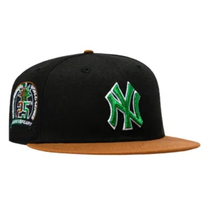 New Era New York Yankees fitted hat Black, Khaki, Kelly Green colorway - Subway Series 25th Anniversary Fitted: New Era Drops Yankees Commemorative Hat in Unique Colorway