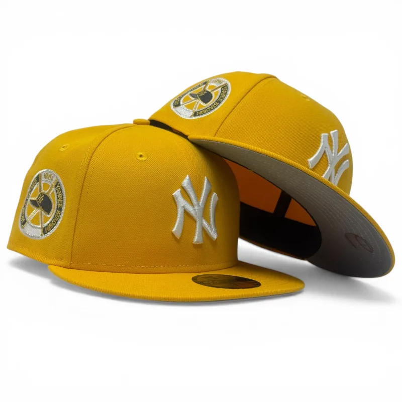 New Era New York Yankees fitted hat yellow colorway - 1962 World Series Fitted: New Era Drops Yankees Championship Tribute in Taxi Yellow