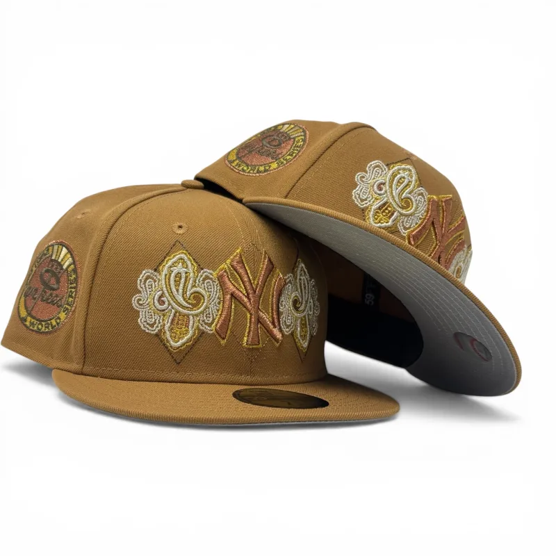 New Era New York Yankees fitted hat - 1962 World Series Fitted: New Era’s Tiramisu Paisley Tribute to Yankees Championship Drama