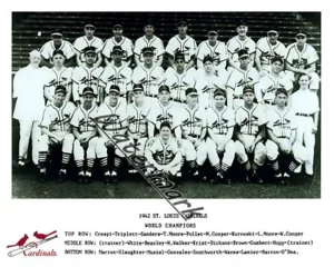 1942 World Series action between St. Louis Cardinals and New York Yankees during wartime championship